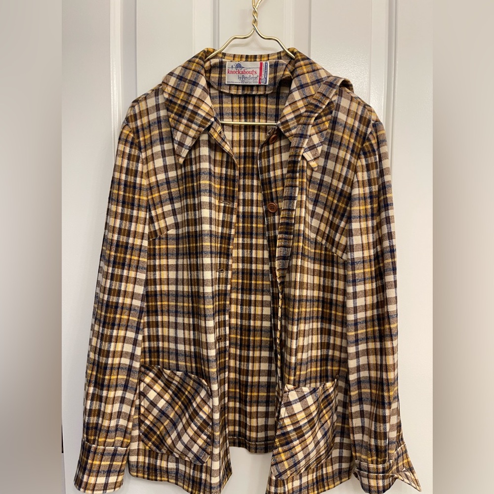 Pendleton vintage knockabout tartan plaid shirt/jacket